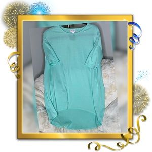 Aqua Blue Lularoe Irma... breezy summer!